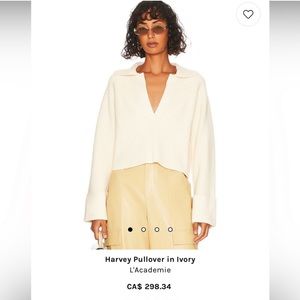 Ribbed pullover sweater